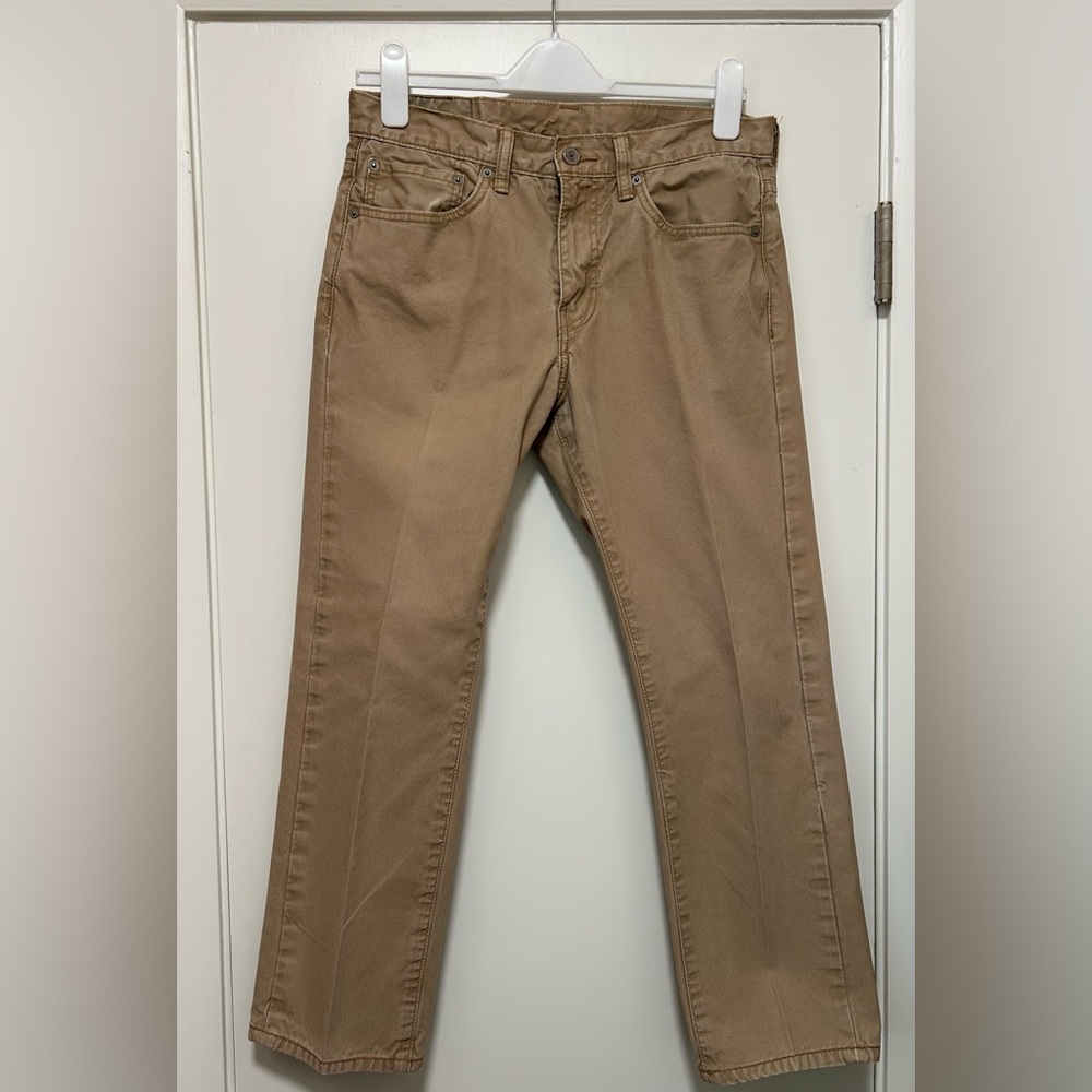 Men's Straight Fit Jeans - Tan